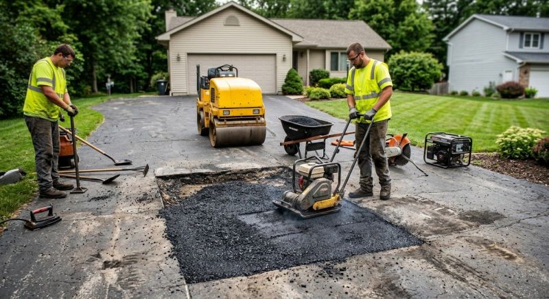 Asphalt Driveway Repair in Orange County, CA