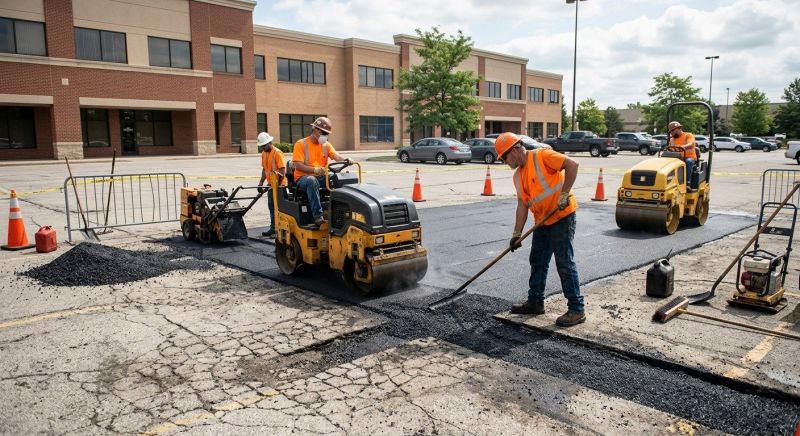 Asphalt Parking Lot Repair in San Diego, CA