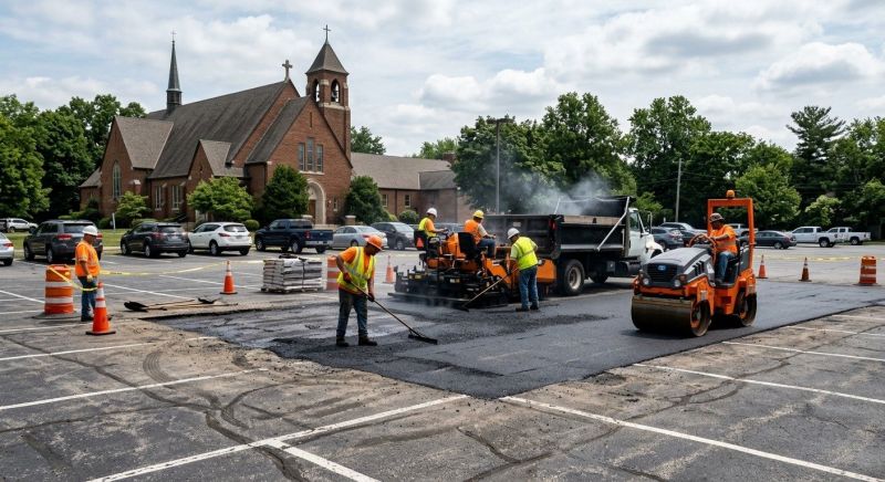 Asphalt Parking Lot Repair in Palm Springs, CA