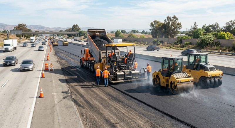 Highway Resurfacing in Los Angeles, CA