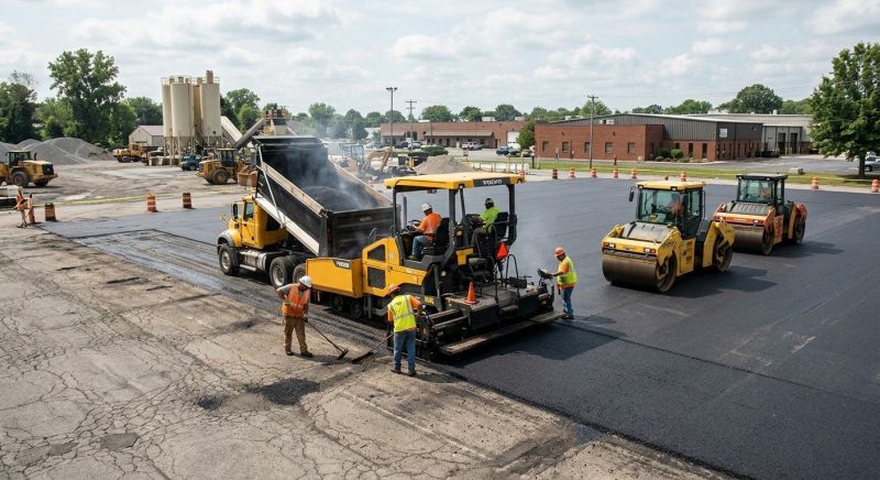 Industrial Asphalt Paving in Los Angeles, CA