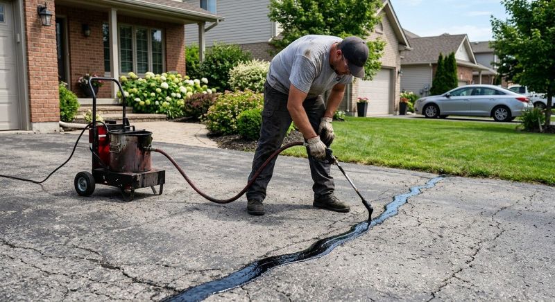Asphalt Cracks Repair in Los Angeles, CA