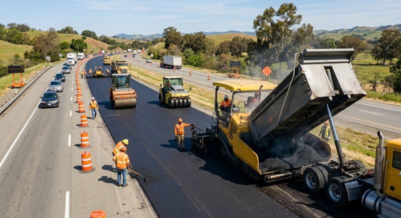 Highway Resurfacing in Pasadena, CA